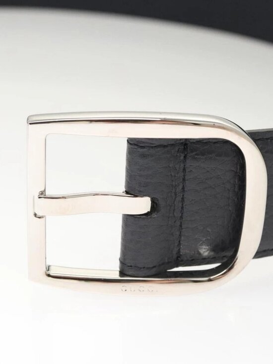 GUCCI Belt Leather Outlet 38.2\